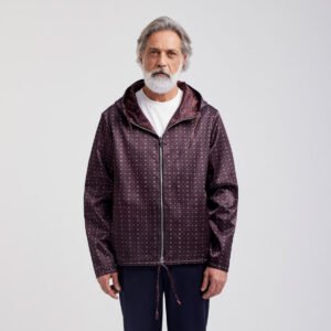 Giacca Casual – Bomber reversibile in seta, 100% made in Italy